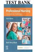 Test Bank&colon; Professional Nursing&colon; Concepts & Challenges &lpar;9th Edition&rpar; &ndash; Beth Perry Black