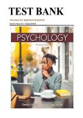 Test Bank&colon; Psychology &lpar;13th Edition&rpar; &ndash; David G&period; Myers & C&period; Nathan DeWall