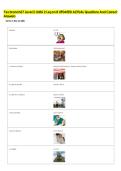 T'es branch&eacute;&quest; Level 2 Unit&eacute; 2 Le&ccedil;on B UPDATED ACTUAL Questions And Correct &NewLine;Answers