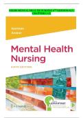 Full Test Bank for Neeb&rsquo;s Mental Health Nursing &lpar;6th Edition&rpar; by Linda M&period; Gorman and Robynn Anwar Complete Coverage &lpar;All Chapters&rpar; Verified Question & Answer Sets Nightingale&rsquo;s Sanitation &sol; Defense Mechanisms &sol; Nursing Ethics &sol; Abuse Reporting Protocols U