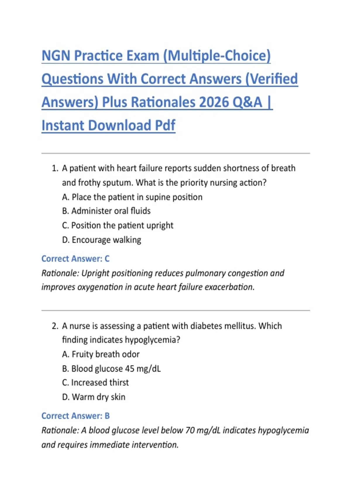 Ngn Nclex Questions Example.pdf NGN Nursing Practice Exam 2026 | High-Yield Multiple Choice Questions ...