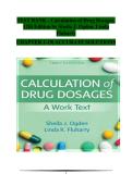 Calculation of Drug Dosages 12th Edition&colon; Comprehensive Student Workbook for Practice Questions&comma; Answers&comma; and Clinical Confidence