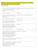 Practice end-of-course exam for Florida real estate license UPDATED &NewLine;ACTUAL Questions And Correct Answers 