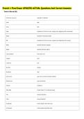 French 1 Final Exam UPDATED ACTUAL Questions And Correct Answers