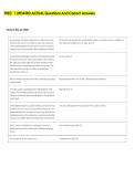 FREC 1 UPDATED ACTUAL Questions And Correct Answers