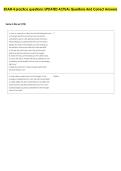 EXAM 4 practice questions&colon; UPDATED ACTUAL Questions And Correct Answers 