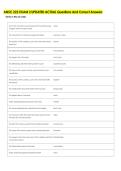 ANSC 222 EXAM 2 UPDATED ACTUAL Questions And Correct Answers 