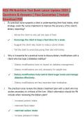 HESI Nutrition Exam Prep Bundle 2026 &vert; Latest Update &vert; Test Banks&comma; Practice Quizzes&comma; Proctored Exams & Final Reviews &vert; 100&percnt; Accurate Answers &vert; Instant Download PDF &vert; Graded A&plus;