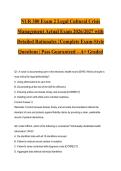 NUR 300 Exam 2 Legal Cultural Crisis Management Actual Exam 2026&sol;2027 with Detailed Rationales &vert; Complete Exam-Style Questions &vert; Pass Guaranteed &ndash; A&plus; Graded&NewLine;&NewLine;