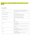 HDFS 385 Exam 1 Study Guide UPDATED ACTUAL Questions And Correct &NewLine;Answers 