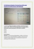 ATI RN Maternal Newborn Proctored Exam 2025 Latest &NewLine;Questions & Verified Answers with Rationales 