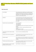 MGMT 478 Final Exam Stevenson UPDATED ACTUAL Questions And Correct &NewLine;Answers 