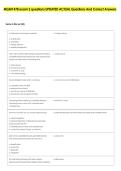 MGMT 478 Final Exam Stevenson UPDATED ACTUAL Questions And Correct &NewLine;Answers 