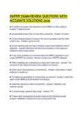 SWPPP EXAM REVIEW QUESTIONS WITH ACCURATE SOLUTIONS 2026&period;&NewLine;&NewLine;