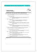 ATI Detailed Answer Key Homework 8  -   Pediatrics