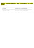MGMT 478 - Final Exam &lpar;Whitener&rpar; UPDATED ACTUAL Questions And Correct &NewLine;Answers 