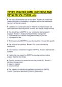 SWPPP PRACTICE EXAM QUESTIONS AND DETAILED SOLUTIONS 2026&period;&NewLine;&NewLine;
