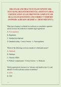 RDA EXAM AND PRACTICE EXAM NEWEST 2026 &NewLine;TEST BANK&vert; REGISTERED DENTAL ASSISTANT &lpar;RDA&rpar; &NewLine;CERTIFICATION EXAM PREP WITH COMPLETE 450 &NewLine;REAL EXAM QUESTIONS AND CORRECT VERIFIED &NewLine;ANSWERS&sol; ALREADY GRADED A&plus; &lpar;MOST RECENT&excl;&excl;&rpar;