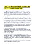 WGU D096 ACTUAL EXAM QUESTIONS AND COMPLETE STUDY GUIDE 2026&period;pdf&NewLine;&NewLine;