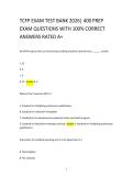 Testbank&colon; TCFP Exam Test Bank 2026 &vert; 400 Prep Questions with 100&percnt; Correct Answers Rated A&plus;&NewLine;&NewLine;