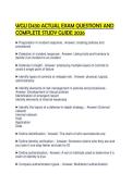 WGU D430 ACTUAL EXAM QUESTIONS AND COMPLETE STUDY GUIDE 2026&period;&NewLine;&NewLine;
