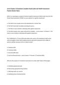 Jarvis Chapter 32 Questions Complete Study Guide and Health Assessment Practice Review Notes