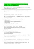 Final NHS 111 Exam 2 Questions With 100&percnt; Correct Answers&period;