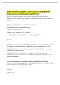 Health Assessment ATI EXAM 1 &lpar;Latest Update 2026&rpar; With Correct&NewLine;Detailed Answers &vert;Solutions &vert;Already A&plus; Graded