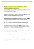 MHA 706 Module 2 &lpar;Latest Update 2026&rpar; With Correct Detailed&NewLine;Answers &vert;Solutions &vert;Already A&plus; Graded