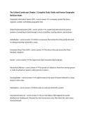 The Cultural Landscape Chapter 1 Complete Study Guide and Human Geography Revision Notes