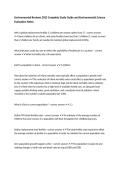 Environmental Reviews 2025 Complete Study Guide and Environmental Science Evaluation Notes