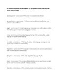 AP Human Geography Vocab Modules 21&ndash;24 Complete Study Guide and Key Terms Revision Notes