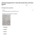 AP Human Geography Unit 3B &ndash; Study Guide&comma; Revision Notes&comma; and Practice Questions