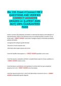 Bio 133- Exam 4 Connect HW 2 QUESTIONS AND VERIFIED CORRECT ANSWERS GRADED A&plus; -LATEST 2026-2027- 100- GUARANTEED PASS&period;docx&NewLine;&NewLine;