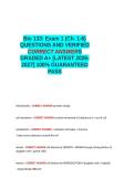   Exam 3 Biol 133 Chapters 12-15 study questions
