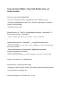 Travel and Tourism Midterm &ndash; Study Guide&comma; Revision Notes&comma; and Practice Questions