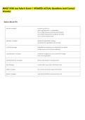 MNGT 3100 Joe Fetsch Exam 1 UPDATED ACTUAL Questions And Correct &NewLine;Answers 