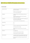 MNGT 3100 Exam 3 UPDATED ACTUAL Questions And Correct Answers 