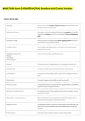 MNGT 3100 Exam 3 UPDATED ACTUAL Questions And Correct Answers 