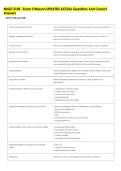 MNGT 3100 - Exam 3 Wesson UPDATED ACTUAL Questions And Correct &NewLine;Answers 