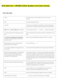 BCIS 4630 Exam 1 UPDATED ACTUAL Questions And Correct Answers 