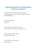DRI International BCP Exam 2026 Questions And Answers Graded A&plus;