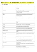 BCIS 4630 Exam 1 - Wu UPDATED ACTUAL Questions And Correct Answers 