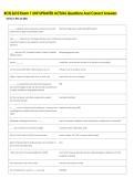 BCIS 2610 Exam 1 UNT UPDATED ACTUAL Questions And Correct Answers 