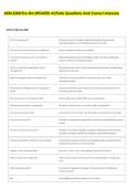 AEM 2200 Pre-lim UPDATED ACTUAL Questions And Correct Answers 
