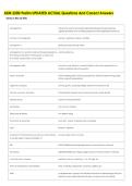 AEM 2200 Prelim UPDATED ACTUAL Questions And Correct Answers