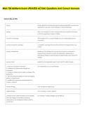 MBA 705 Midterm Exam UPDATED ACTUAL Questions And Correct Answers 