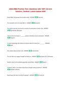 AAAI-ISMA Practice Test &vert; Questions with 100&percnt; Correct &NewLine;Answers &vert; Verified &vert; Latest Update 2026