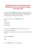 AAAI-ISMA Personal Trainer Certification Exam &vert; &NewLine;Questions with 100&percnt; Correct Answers &vert; Verified &vert; &NewLine;Latest Update 2026