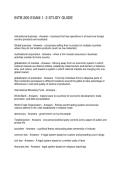 INTB 200 EXAM 1- 2 STUDY GUIDE